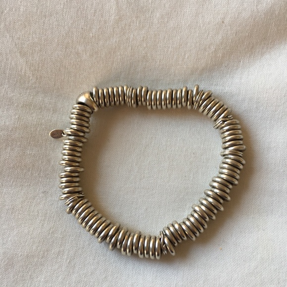 Elegant Silver Coil Bracelet - Picture 1 of 6